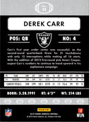 2015 Donruss Red Foil Derek Carr