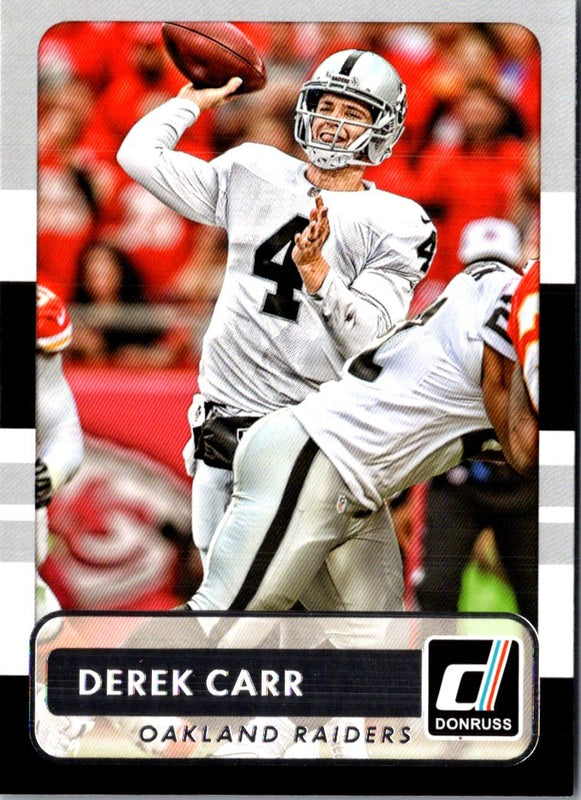 2015 Donruss Red Foil Derek Carr #23