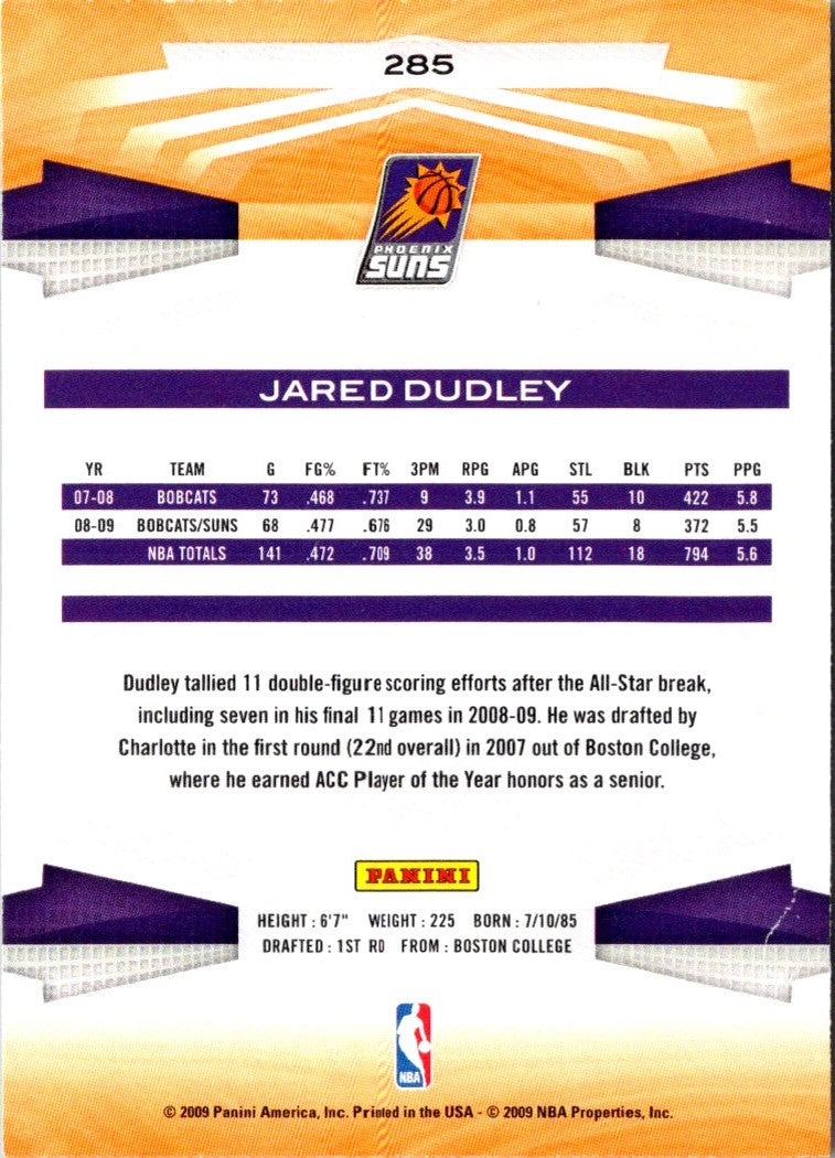 2009 Panini Jared Dudley