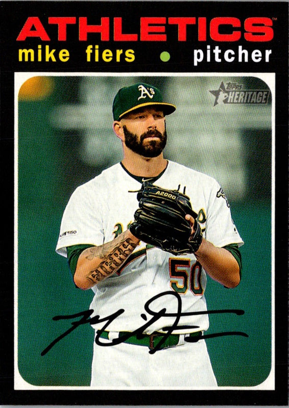 2020 Topps Heritage Mike Fiers #228