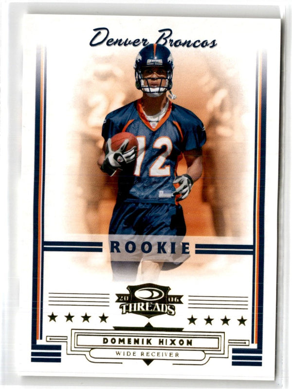 2006 Donruss Threads Domenik Hixon #175 Rookie 813/999