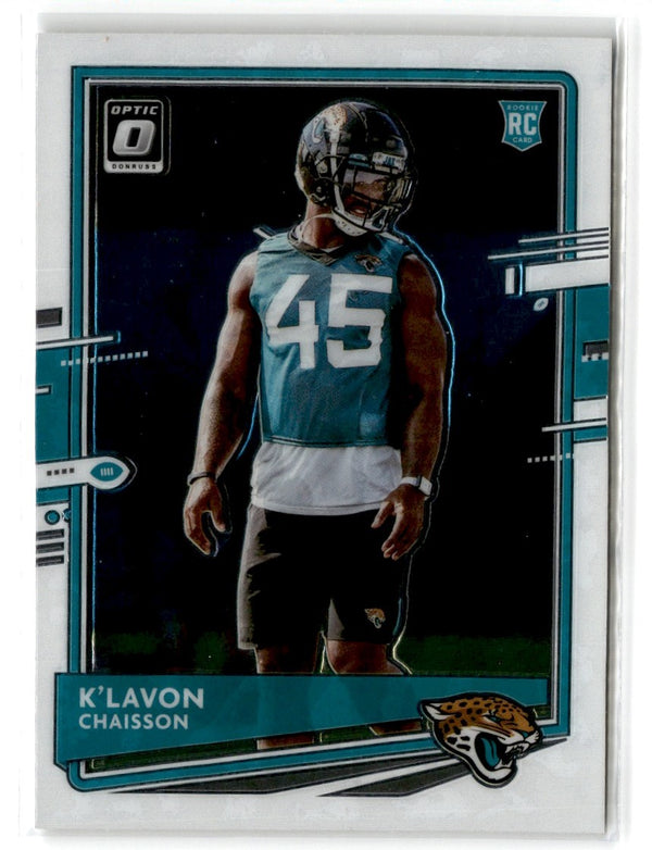 2020 Donruss Optic Blue K'Lavon Chaisson #117