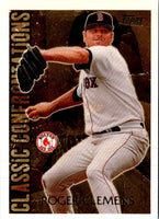 1996 Topps Classic Confrontations Roger Clemens #CC13