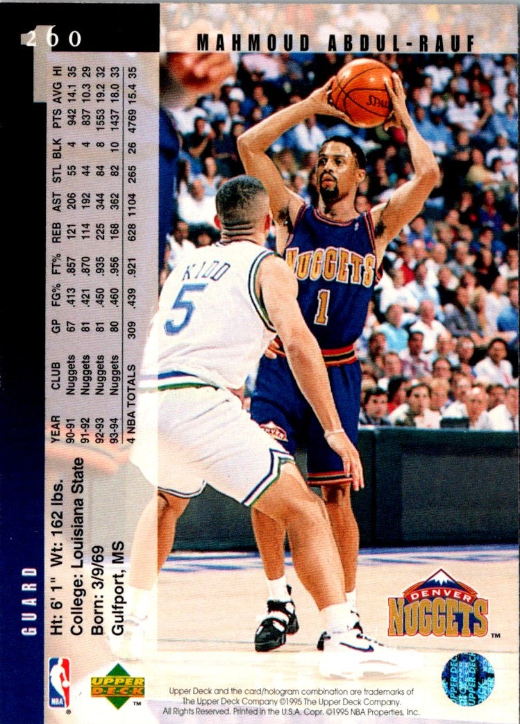 1996 Bowman's Best Mahmoud Abdul-Rauf