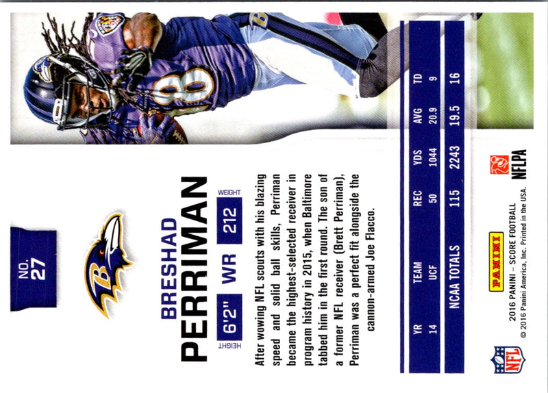 2016 Score Breshad Perriman