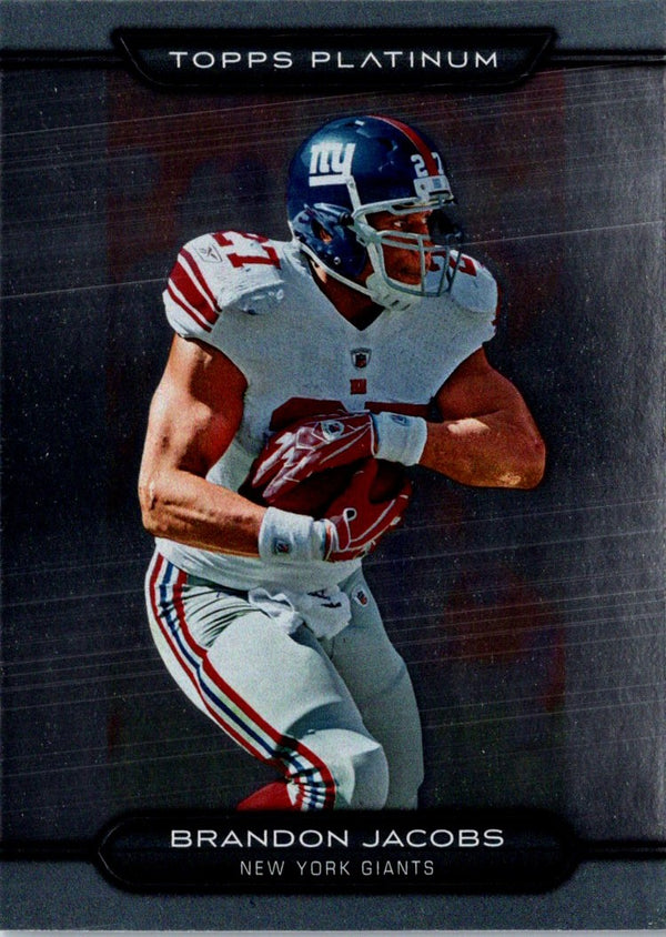 2010 Topps Platinum Brandon Jacobs #81