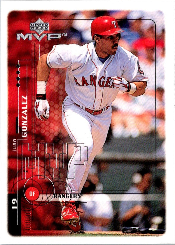 1999 Upper Deck MVP Juan Gonzalez #204