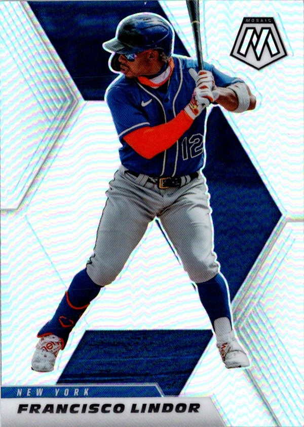 2021 Panini Mosaic Francisco Lindor #101