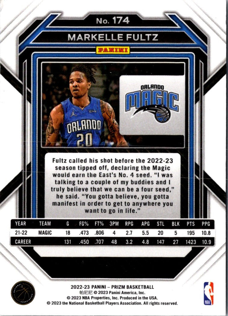 2022 Panini Prizm Markelle Fultz