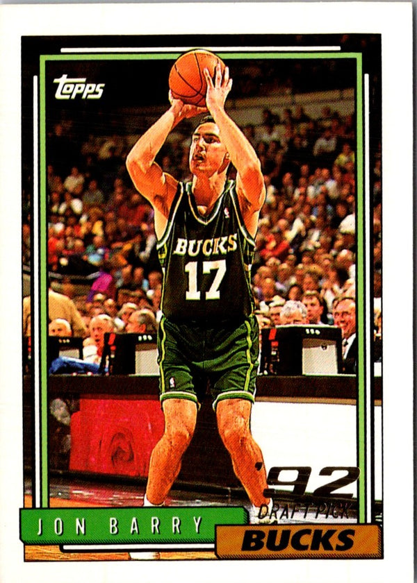 1992 Topps Jon Barry #348