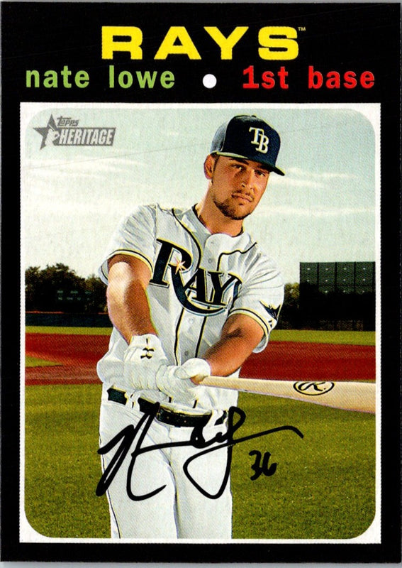2020 Topps Heritage Nate Lowe #220