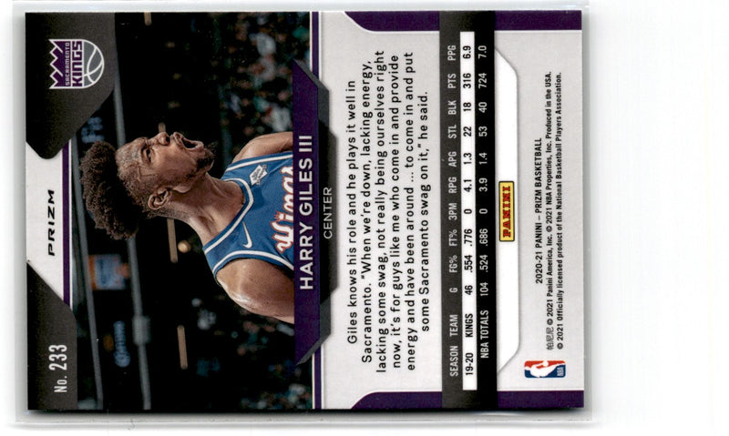 2020 Panini Prizm Green Prizms Harry Giles III