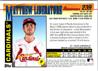 2021 Bowman Heritage Matthew Liberatore #239