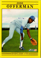 1991 Fleer Jose Offerman #216
