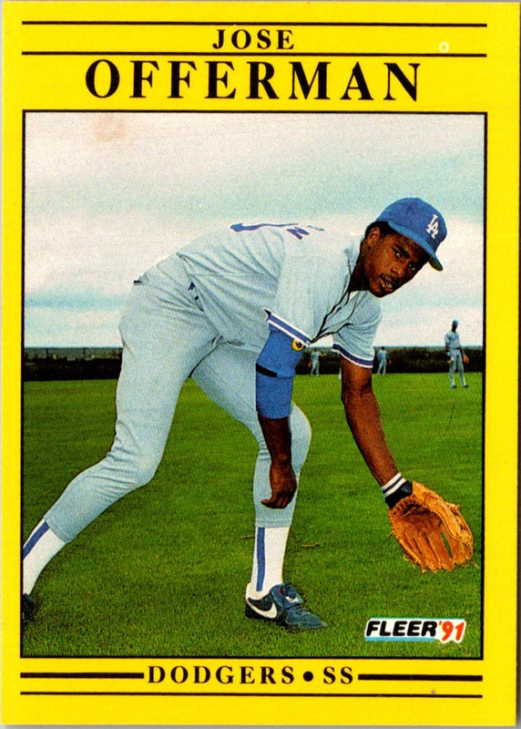 1991 Fleer Jose Offerman #216