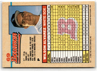 1992 Bowman Wilson Alvarez #69