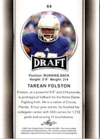 2017 Leaf Draft Gold Tarean Folston #64