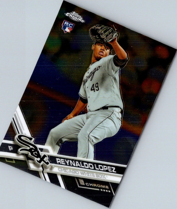 2017 Topps Chrome Reynaldo Lopez #163 Rookie