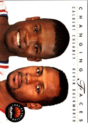 1993 SkyBox Calbert Cheaney/Kevin Duckworth #318