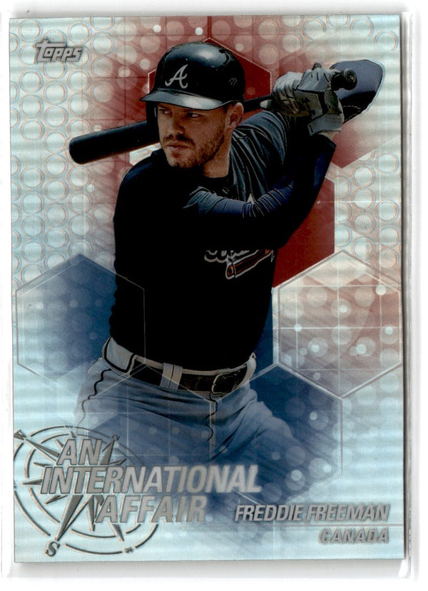 2018 Topps Chrome Update Edition An International Affair Freddie Freeman #IA-FF