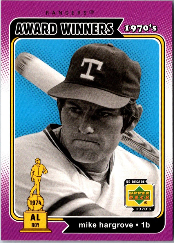 2001 Upper Deck Decade 1970's Mike Hargrove #155