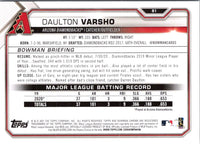 2021 Bowman Daulton Varsho #81 Rookie