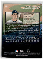 2018 Stadium Club Black Foil Tyler Wade #284