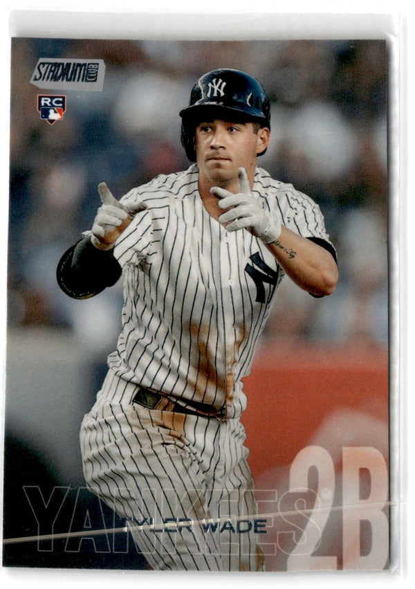 2018 Stadium Club Black Foil Tyler Wade #284