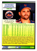1992 Score Howard Johnson