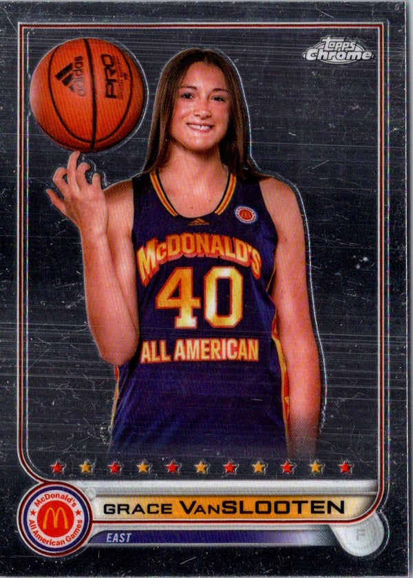 2022 Topps Chrome McDonald's All American Grace VanSlooten #83