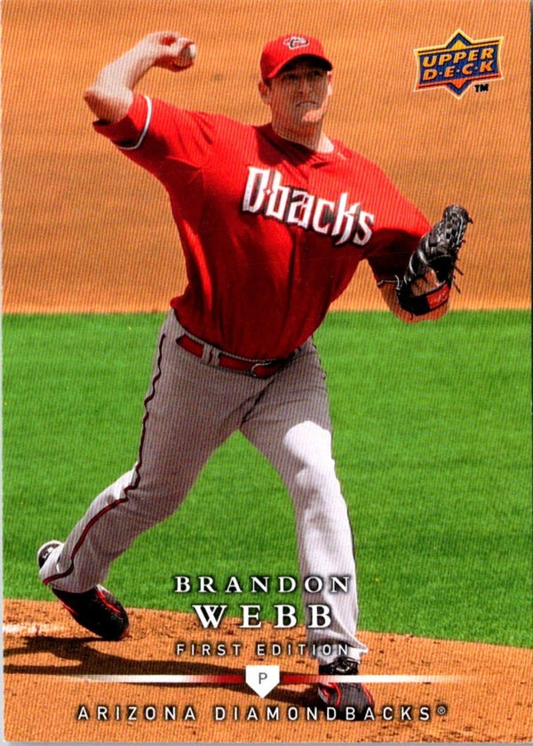 2008 Upper Deck First Edition Brandon Webb #75