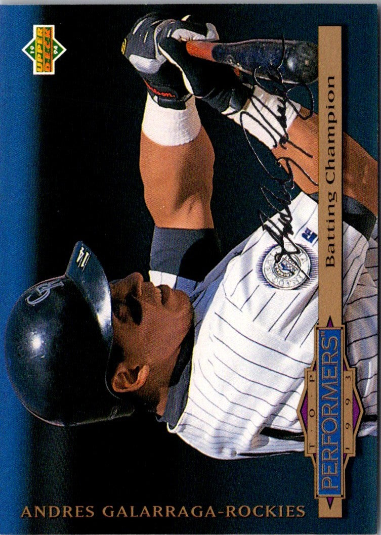 1994 Collector's Choice Silver Andres Galarraga