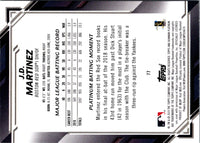 2019 Bowman Platinum J.D. Martinez #77