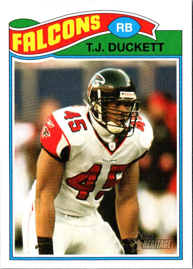 2005 Topps Heritage T.J. Duckett