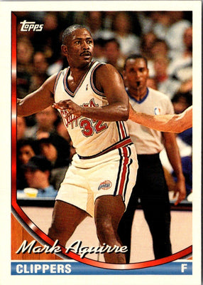 1993 Topps Mark Aguirre #295