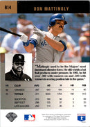 1993 Upper Deck Reggie Jackson's Clutch Performers Don Mattingly