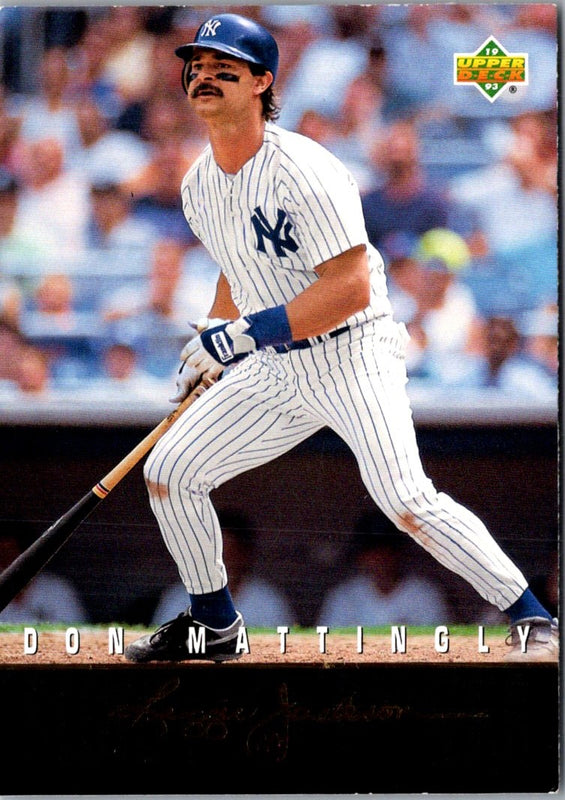 1993 Upper Deck Reggie Jackson's Clutch Performers Don Mattingly #R14