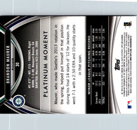 2013 Bowman Platinum Brandon Maurer #30 Rookie