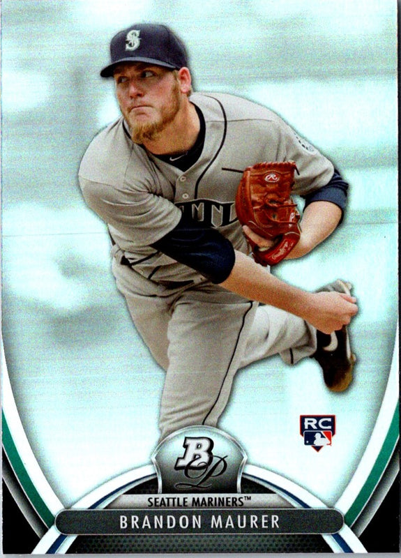 2013 Bowman Platinum Brandon Maurer #30 Rookie