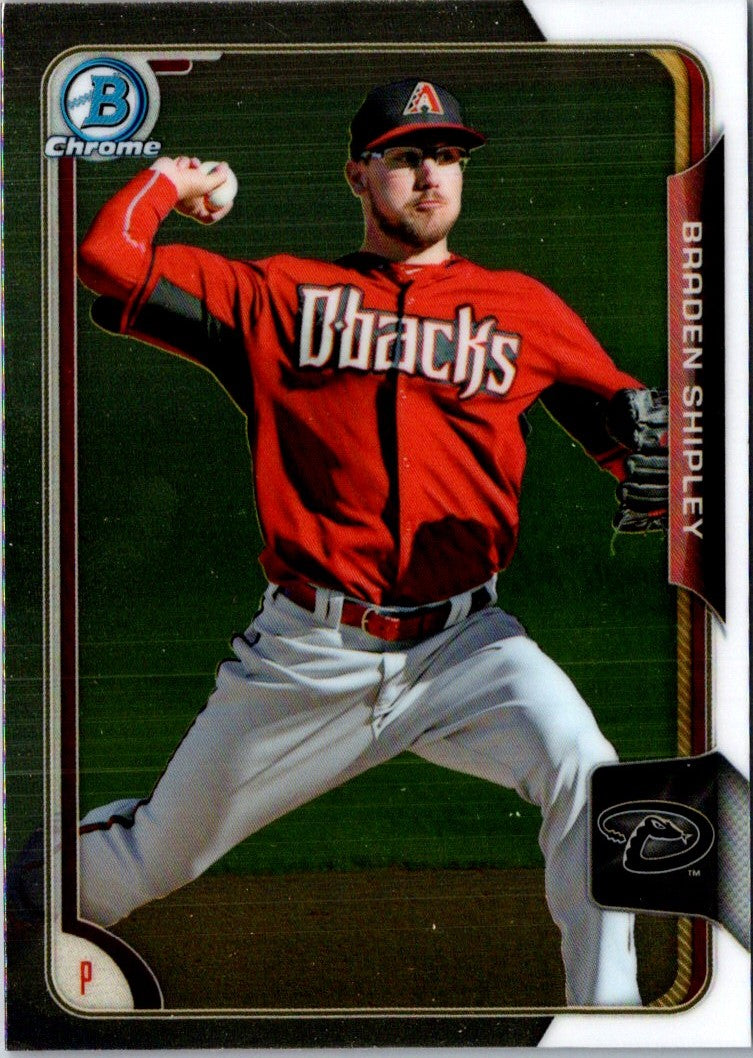 2015 Bowman Chrome Prospects Braden Shipley