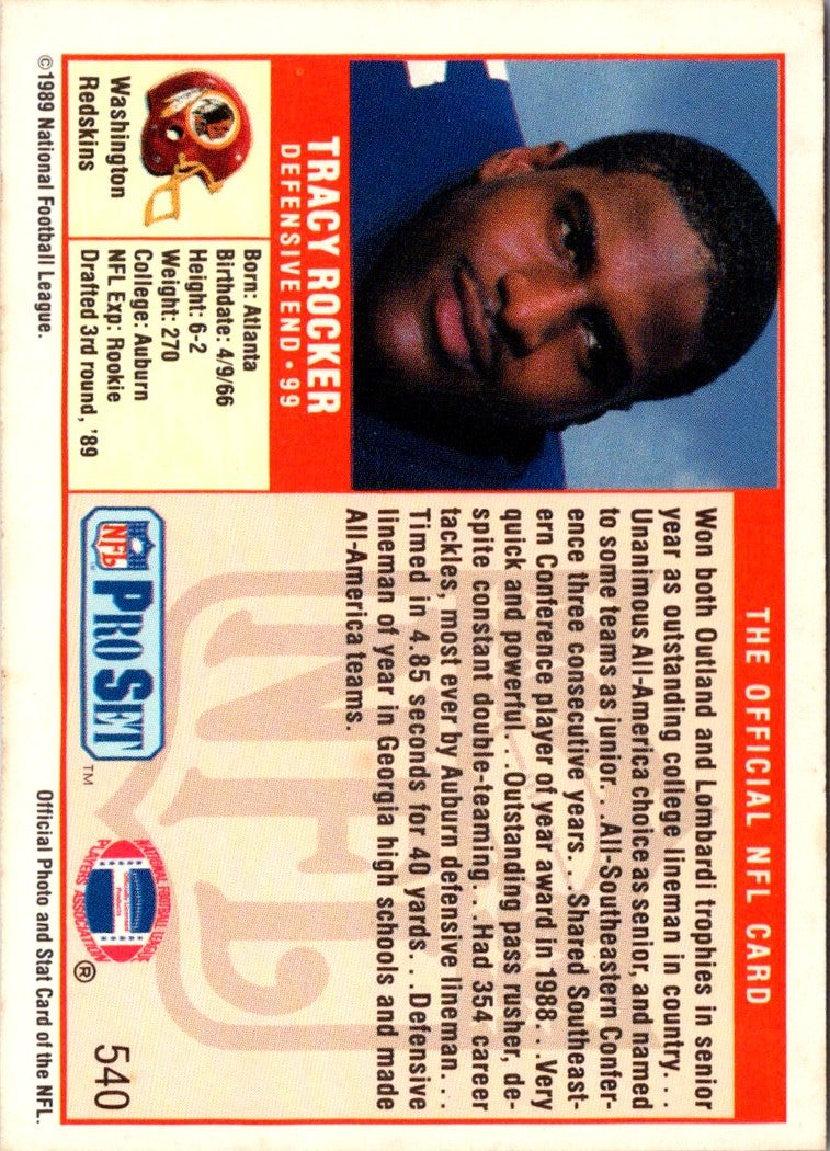 1989 Pro Set Tracy Rocker