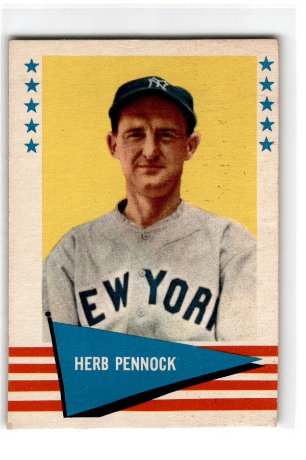 1961 Fleer Herb Pennock #133