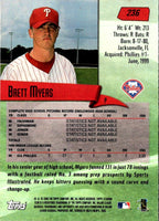 2000 Stadium Club Brett Myers #236 Rookie