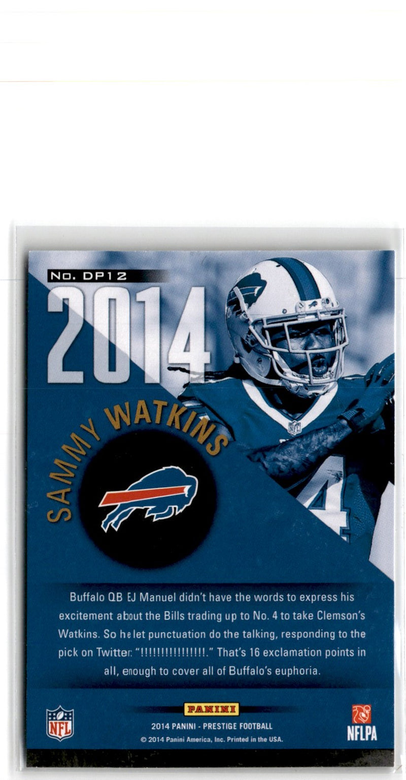 2014 Panini Prestige Draft Picks Sammy Watkins