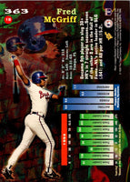 1995 Stadium Club Fred McGriff #363