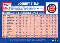 2019 Topps 1984 Baseball Rookies Gold Johnny Field #84R-JF