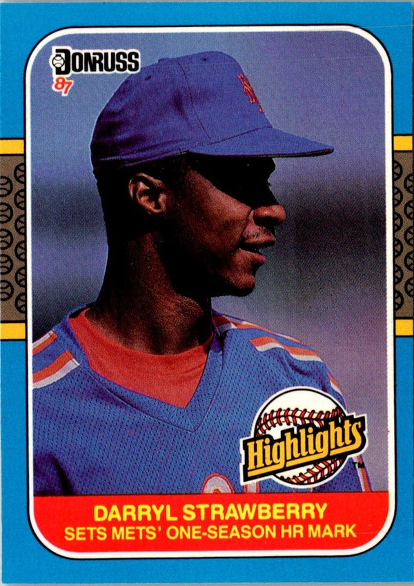 1987 Donruss Highlights Darryl Strawberry #42