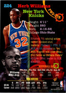 1994 Stadium Club Herb Williams