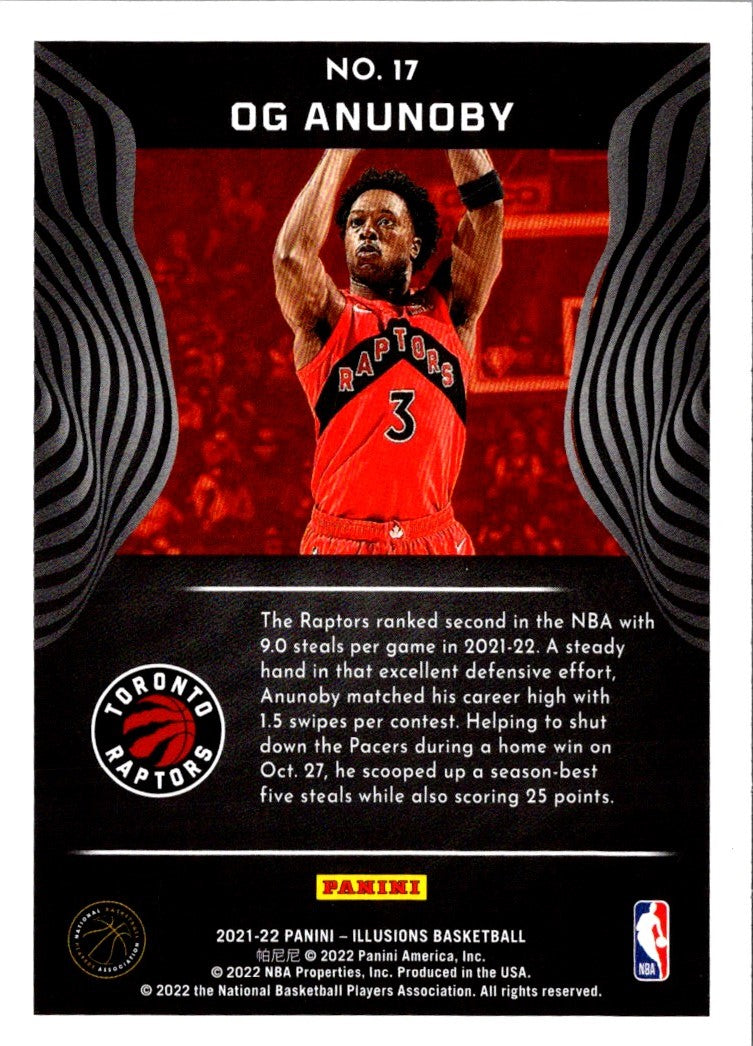 2021 Panini Illusions OG Anunoby