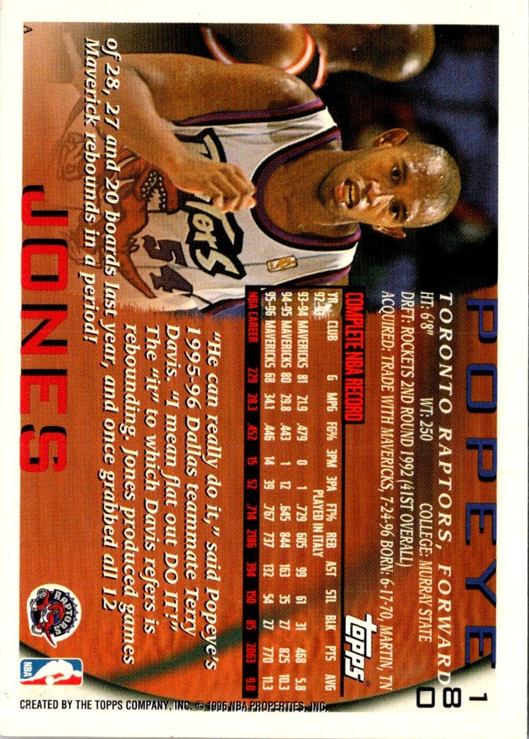 1996 Topps Popeye Jones